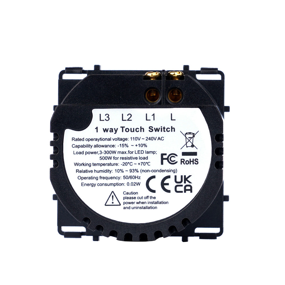 Interruptor o Conmutador Táctil y Enchufe con USB