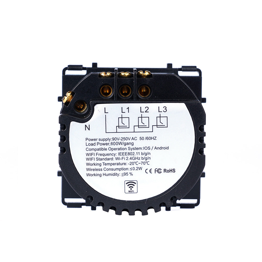 Módulo interruptor doble táctil WIFI