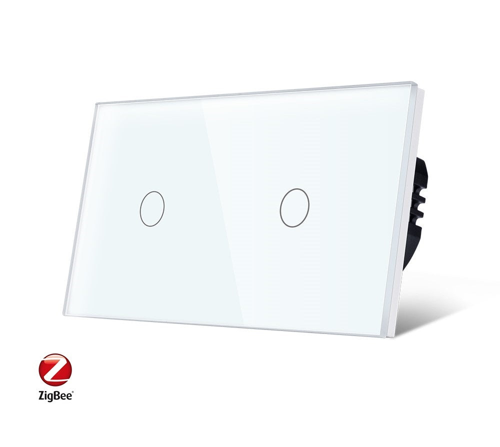 Interruptor táctil Zigbee doble